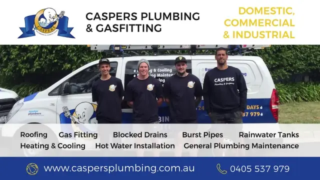 Caspers Plumbing & Gasfitting cover