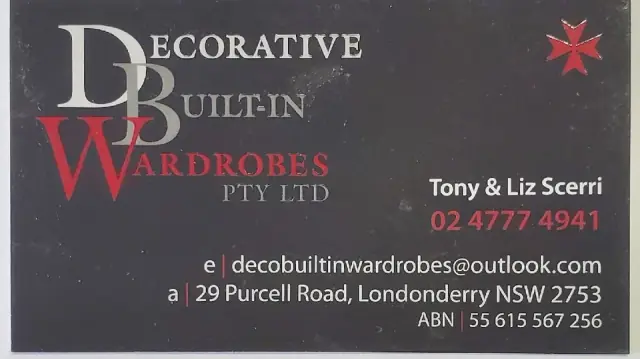 Decorative Built In Wardrobes Pty Ltd