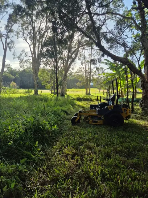 DK lawn mowing cover