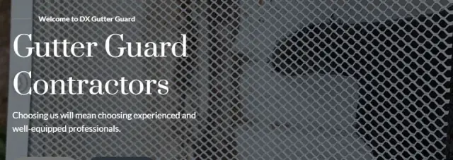 DX Gutter Guard cover