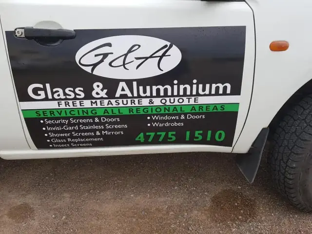 G & A Glass & Aluminium cover