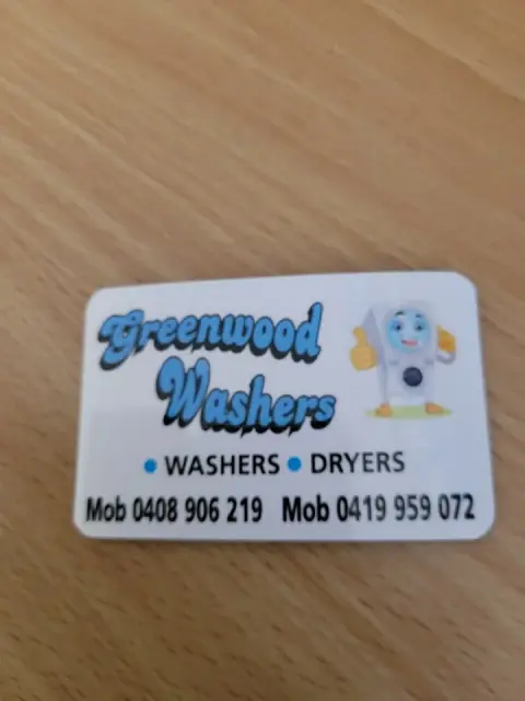 Greenwood Washing Machine Service cover