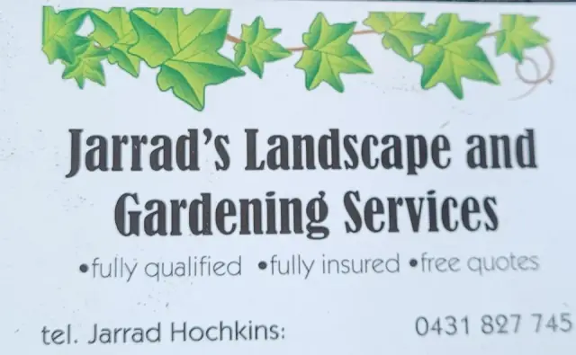 Jarrads Landscape & Gardening Services cover