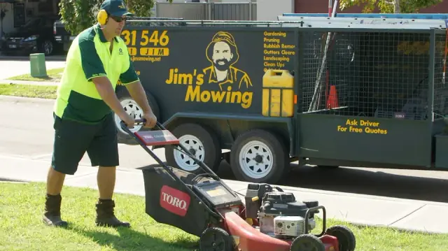 Jim's Mowing Broulee cover