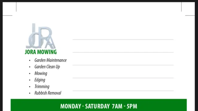 Jora Mowing Pty Ltd.