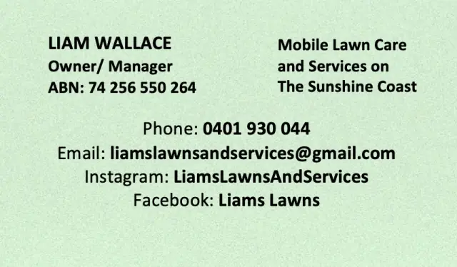 Liam's Lawns and Services