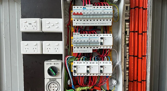 Lined Electrical cover