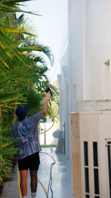 Rinsed Exterior Cleaning