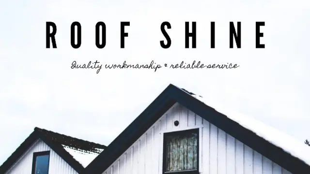 Roof shine restorations