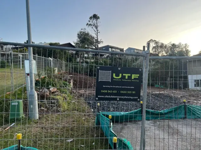 UTF - Ulladulla Temporary Fencing cover
